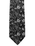 Blacksmith Black And White Printed Tie for Men