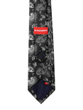 Blacksmith Black And White Printed Tie for Men